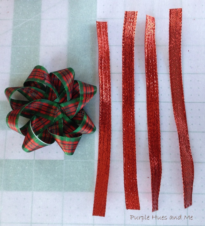 Purple Hues And Me Decorative Holiday Ribbon Bow