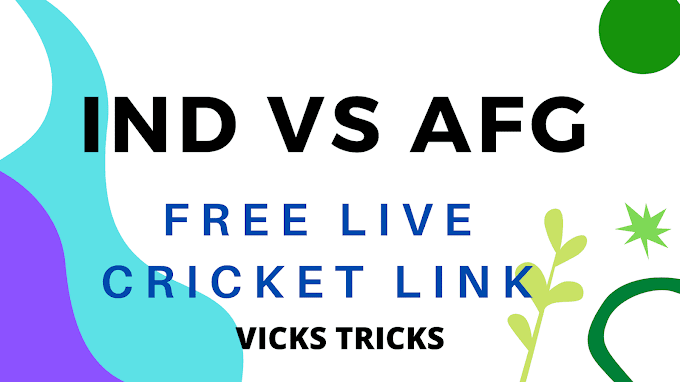 (Live) India vs Afghanistan Live Cricket Match Link | IND vs AFG cricket match link | MX Player Link | Free watch Cricket