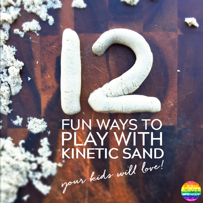 Easter Eggs and Kinetic Sand - create this simple sensory rich invitation to play and be amazed at the opportunity it creates to learn about 3D shapes during play | you clever monkey