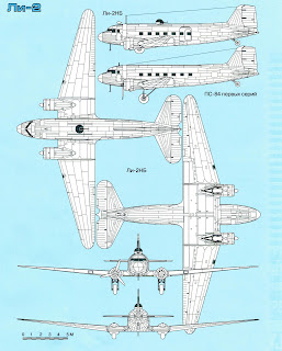 характеристики и чертежи Ли-2