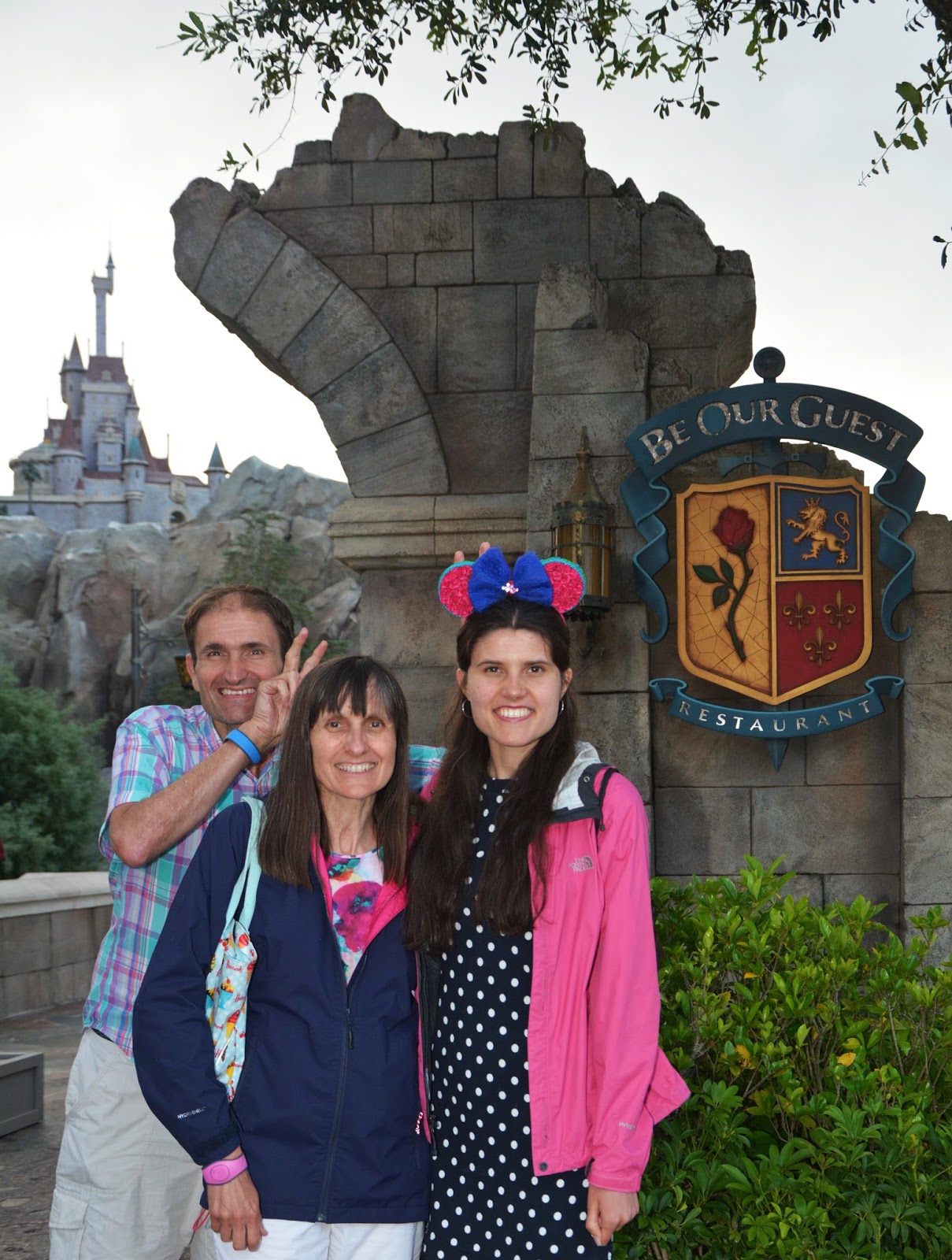 Dinner at Be Our Guest restaurant