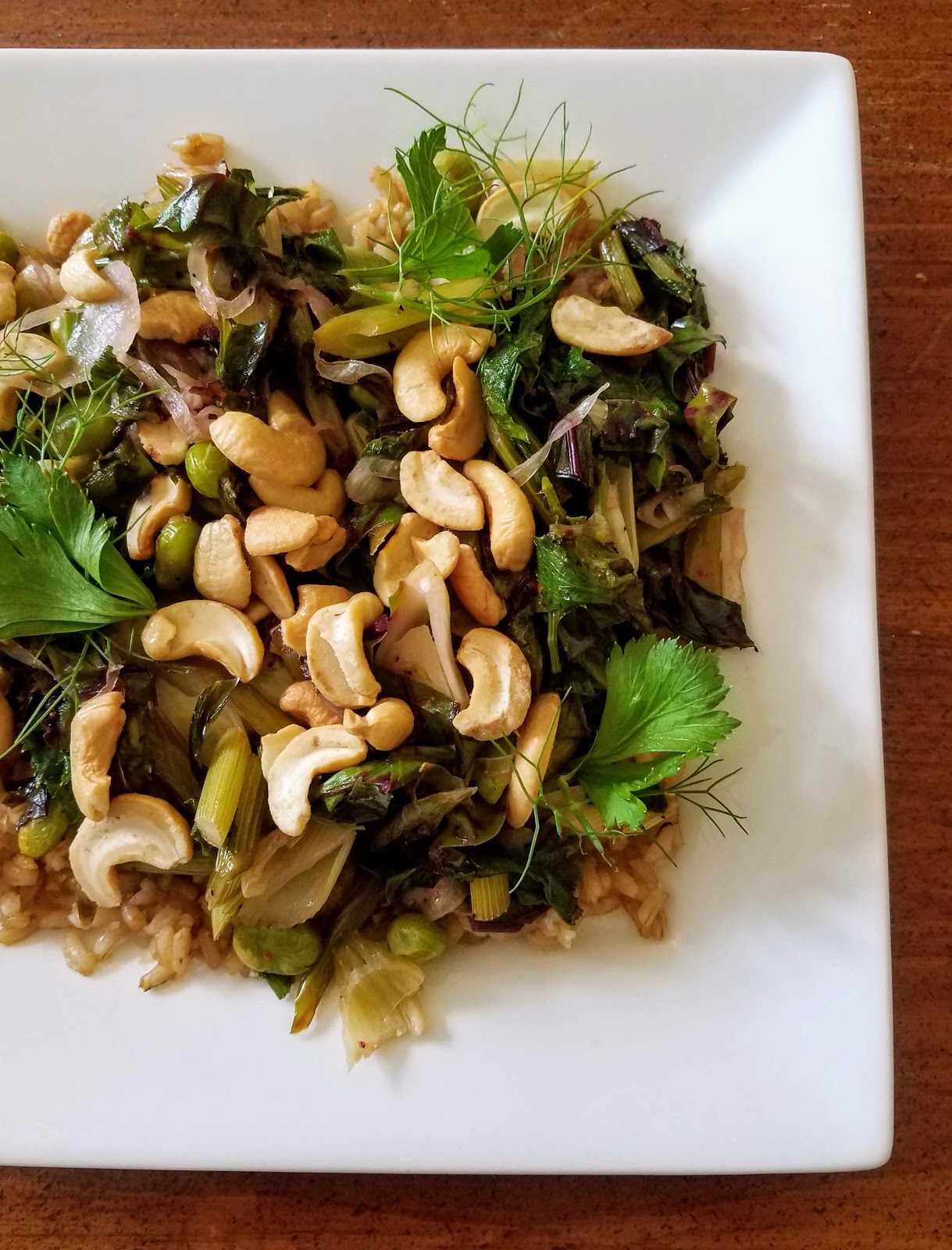 Celery + Fennel StirFry