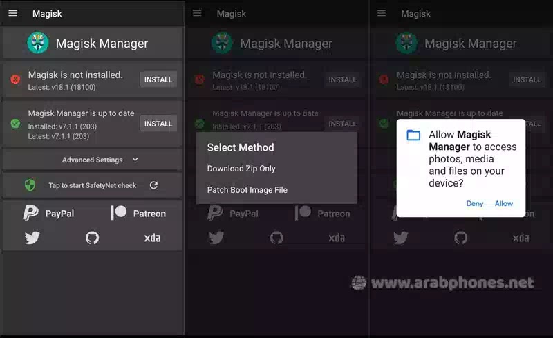 عمل روت لجهاز Galaxy A30