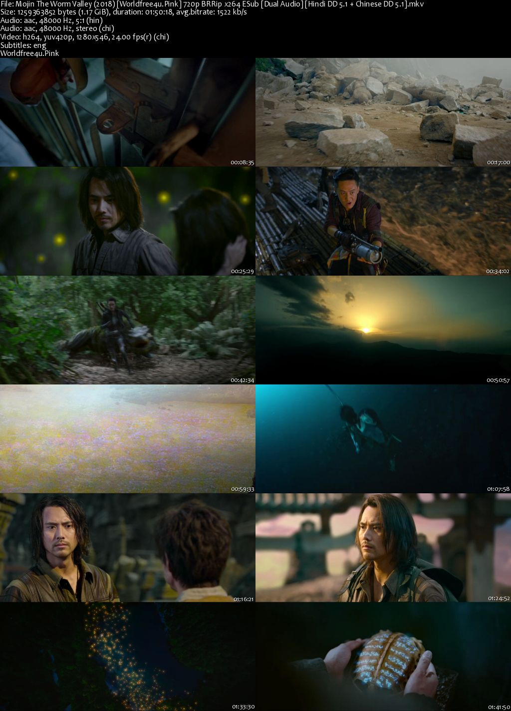 Mojin: The Worm Valley 2018 BRRip 720p Dual Audio