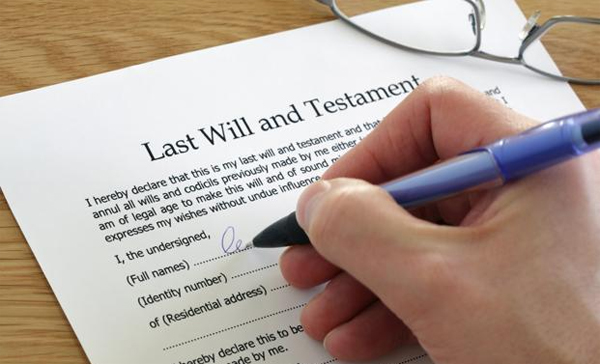 last will and testament