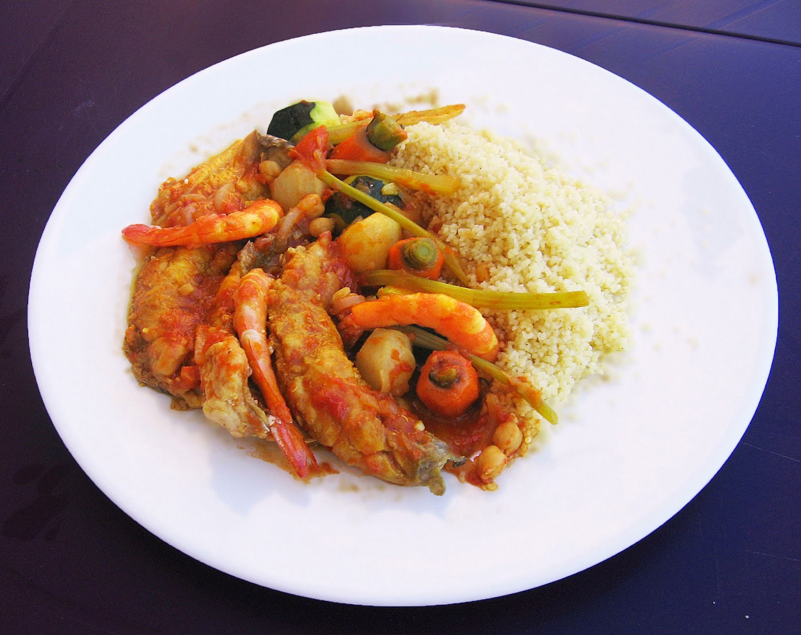 Couscous de la Mer / Couscous Hout La Femme à Tête de Chou