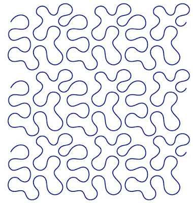 'BAM' by Jessica Schick digital pantograph pattern