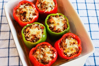 15 Easy Meal Planning Meals :: OrganizingMadeFun.com -- Stuffed Peppers