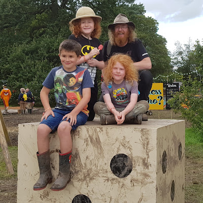Just So Festival Mud 2019 Giant dice 