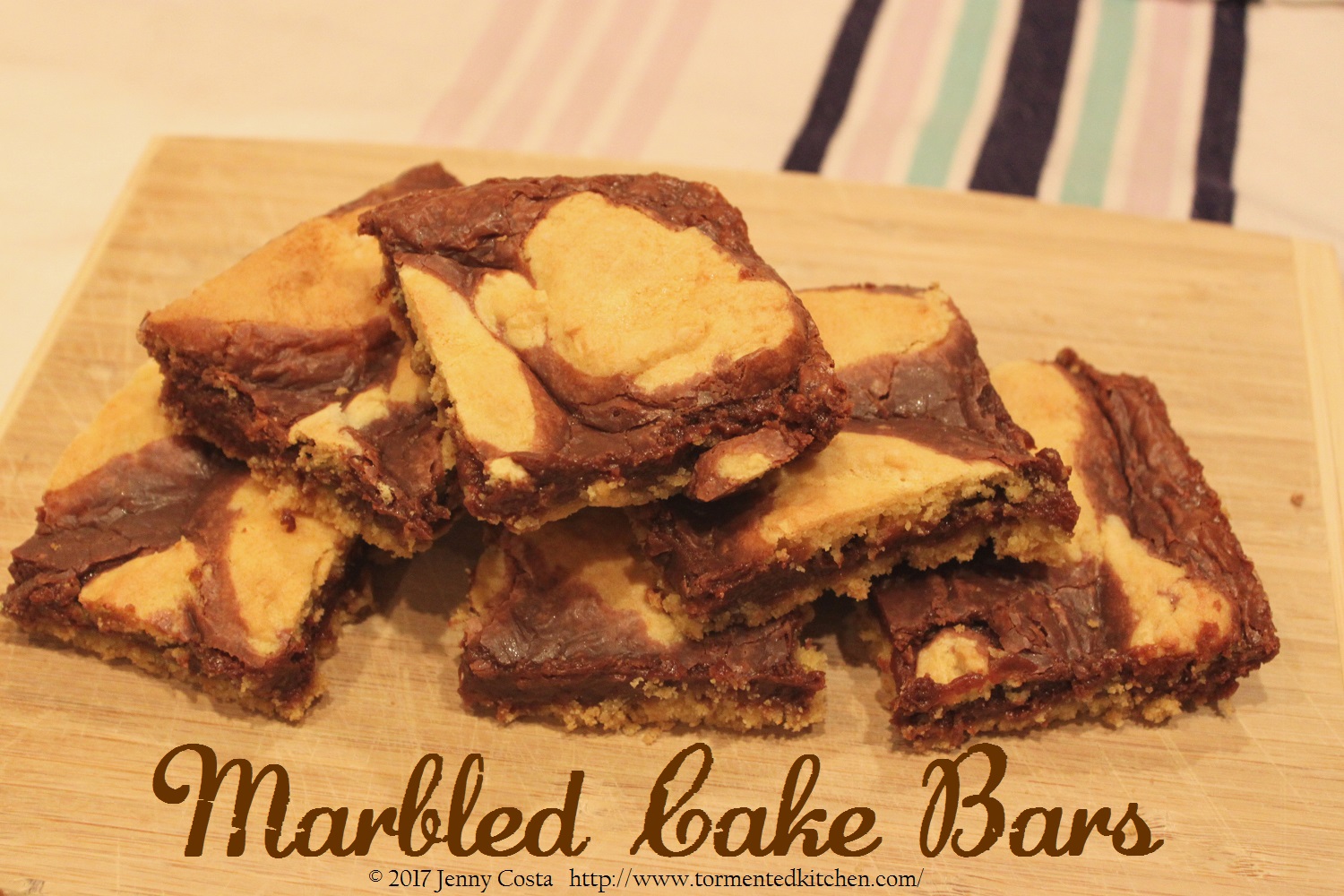 Marbled Cake Bars