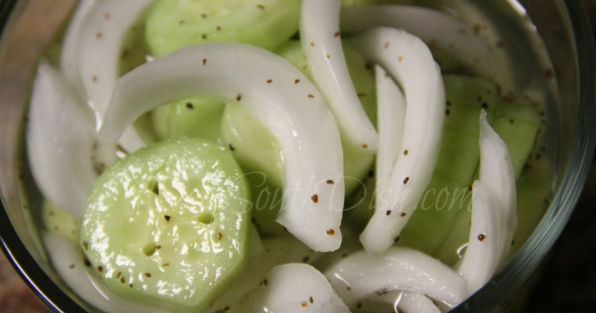 Deep South Dish Cucumber and Onion Salad