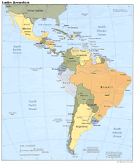 MEXICO, PANAMA, COSTA RICA, COLOMBIA, PERU, BOLIVIA, CHILE, ARGENTINA, PARAGUAY Y URUGUAY