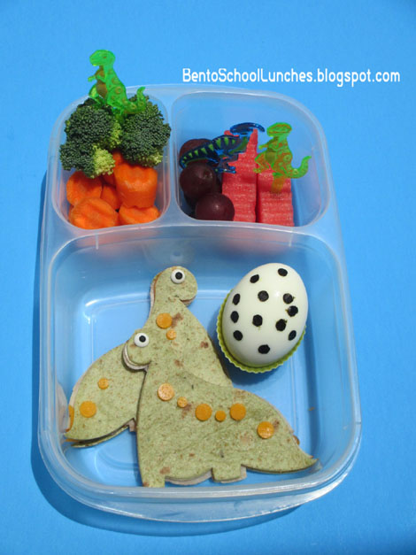 Bento School Lunches : Bento Lunch: Dinosaurs Bento