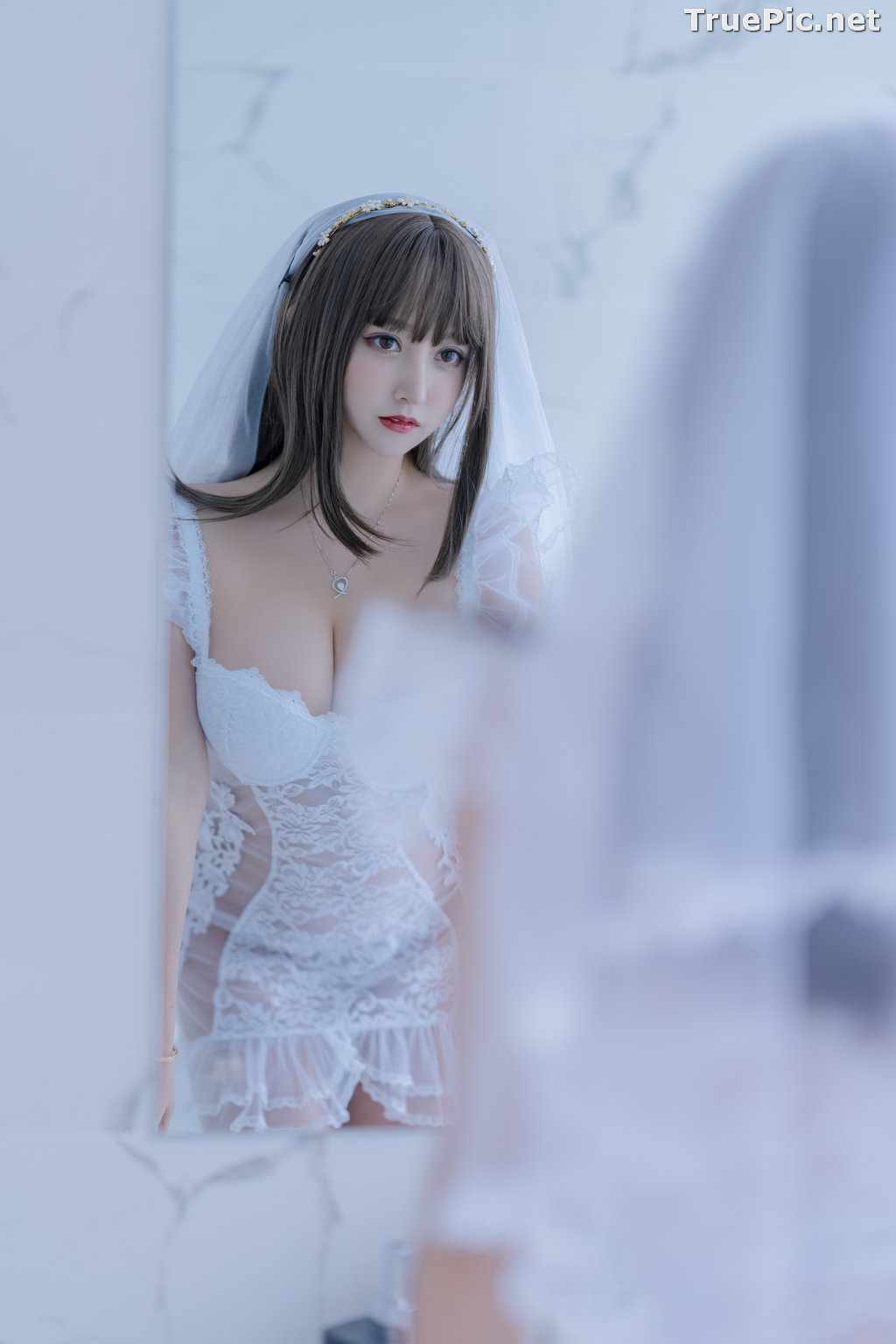 Image Chinese Cosplay Model - 过期米线线喵 (米線線sama) - Beautiful Sexy Bride - TruePic.net - Picture-26