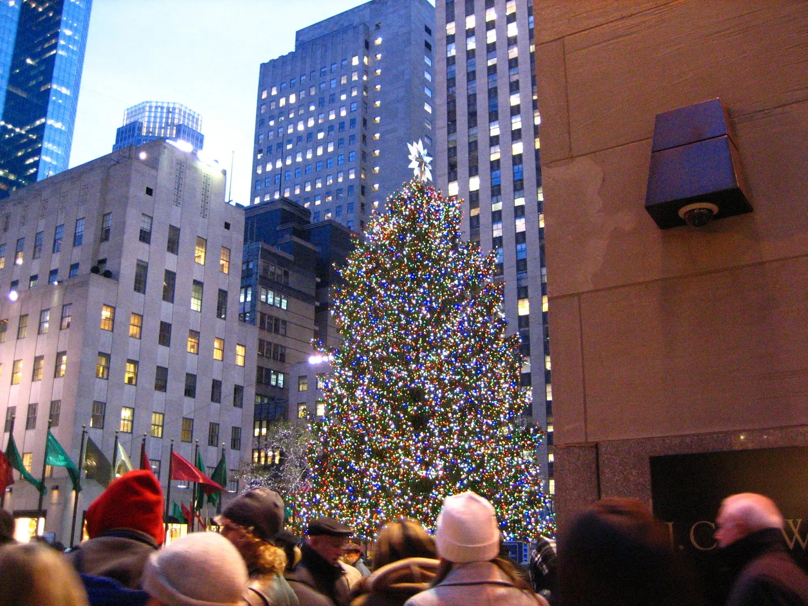 Rockefeller Center-christmastree ロックフェラーセンターのクリスマスツリー
