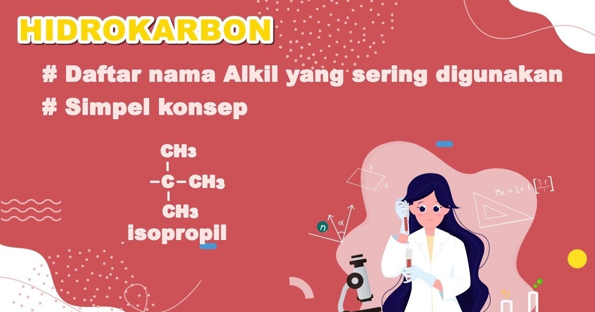 Daftar Nama Alkil yang Sering Digunakan - ePanrita.com