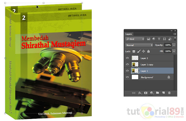 Cara membuat cover ebook 3D dengan photoshop