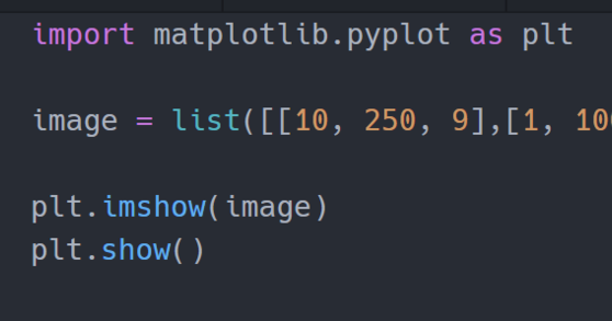 Python matplotlib.pyplot.imshow():산을 붉게 물들이는 꽃