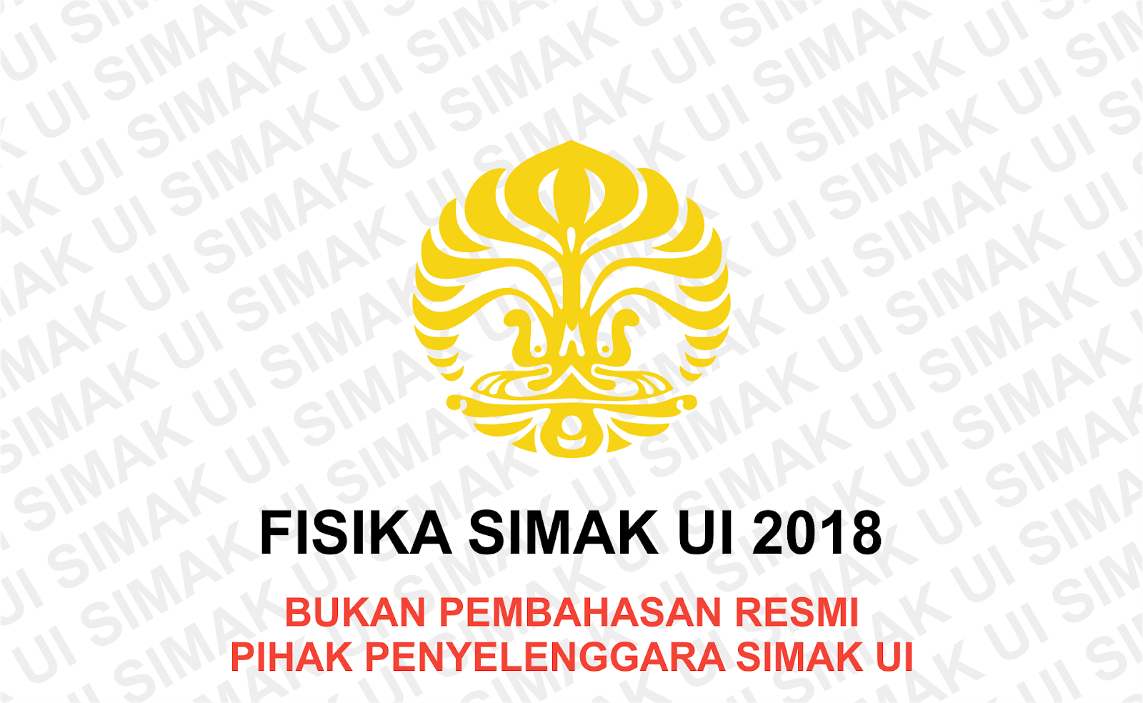 Soal Dan Pembahasan Simak Ui 2018 Pasti Bisa Fisika