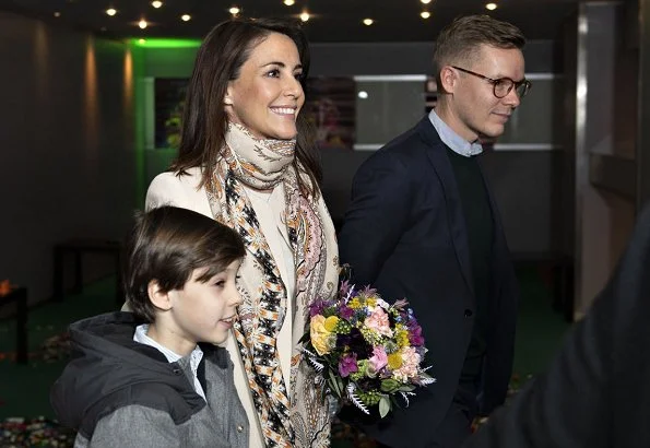 Princess Marie wore a new Goat fashion coat and a new Charlotte Sparre scarf! Princess Athena wore her Zara coat