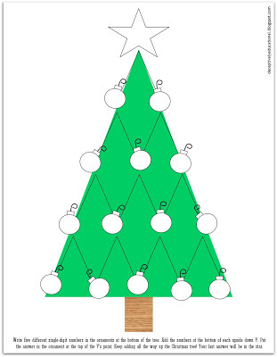 Relentlessly Fun, Deceptively Educational: Adding Up the Christmas Tree ...