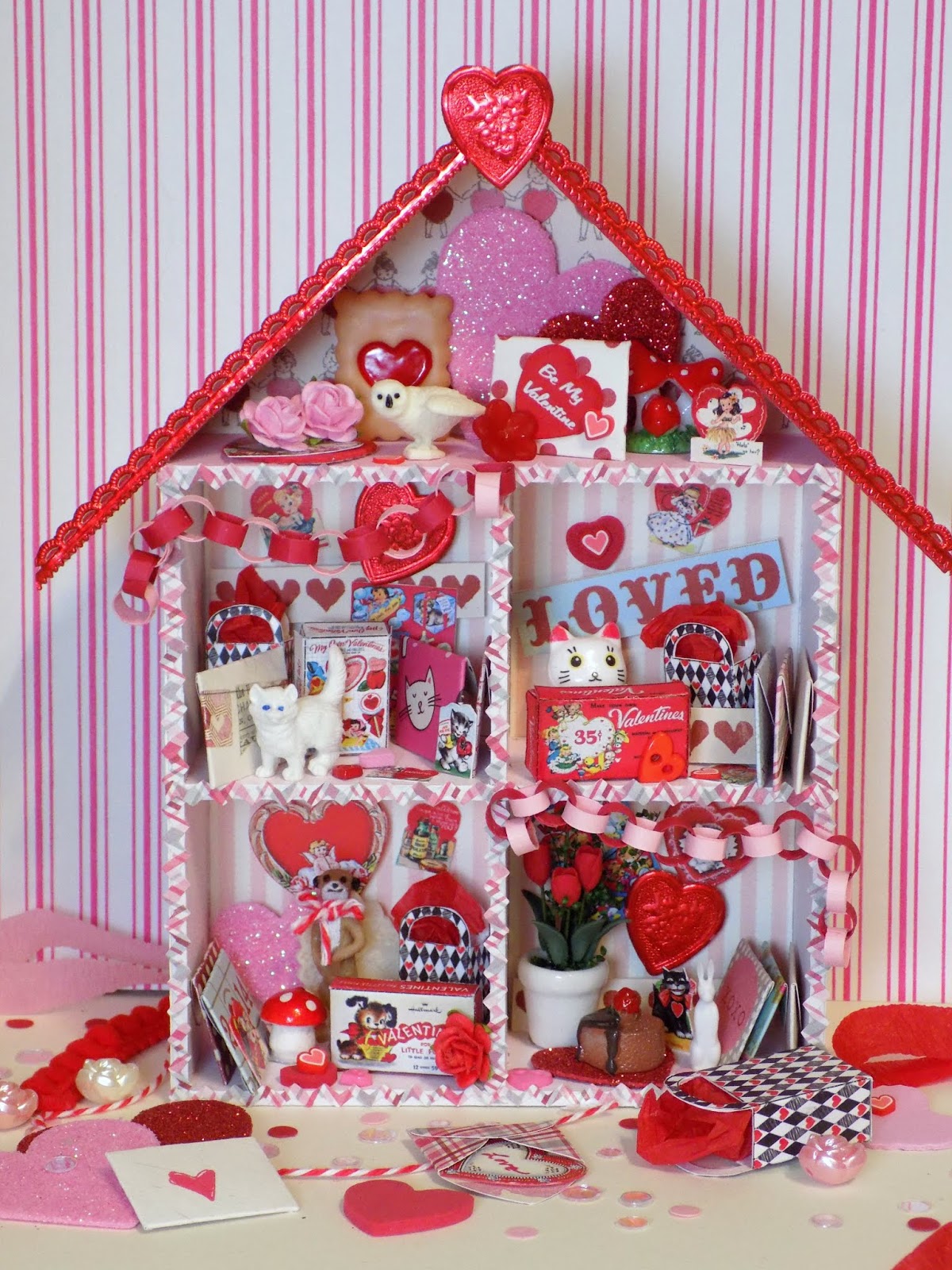 flew the coop Valentine House with Mini Envelopes