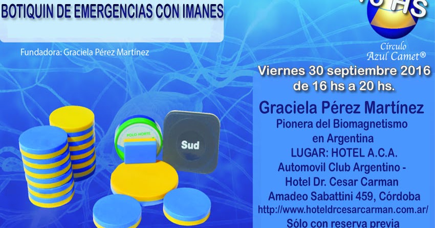 portal terapias cordoba: BOTIQUIN DE EMERGENCIAS CON IMANES viernes 30/