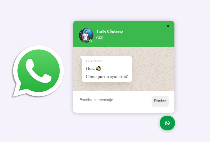 Chat de Whatsapp: agregue el widget de Whatsapp a su sitio web