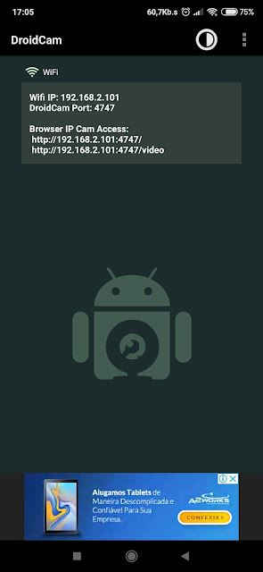 Imagem: Droidcam