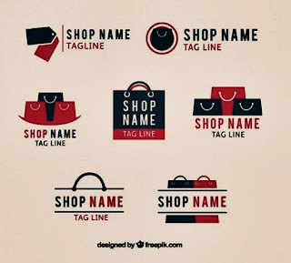 Desain Logo Onine Shop Icong