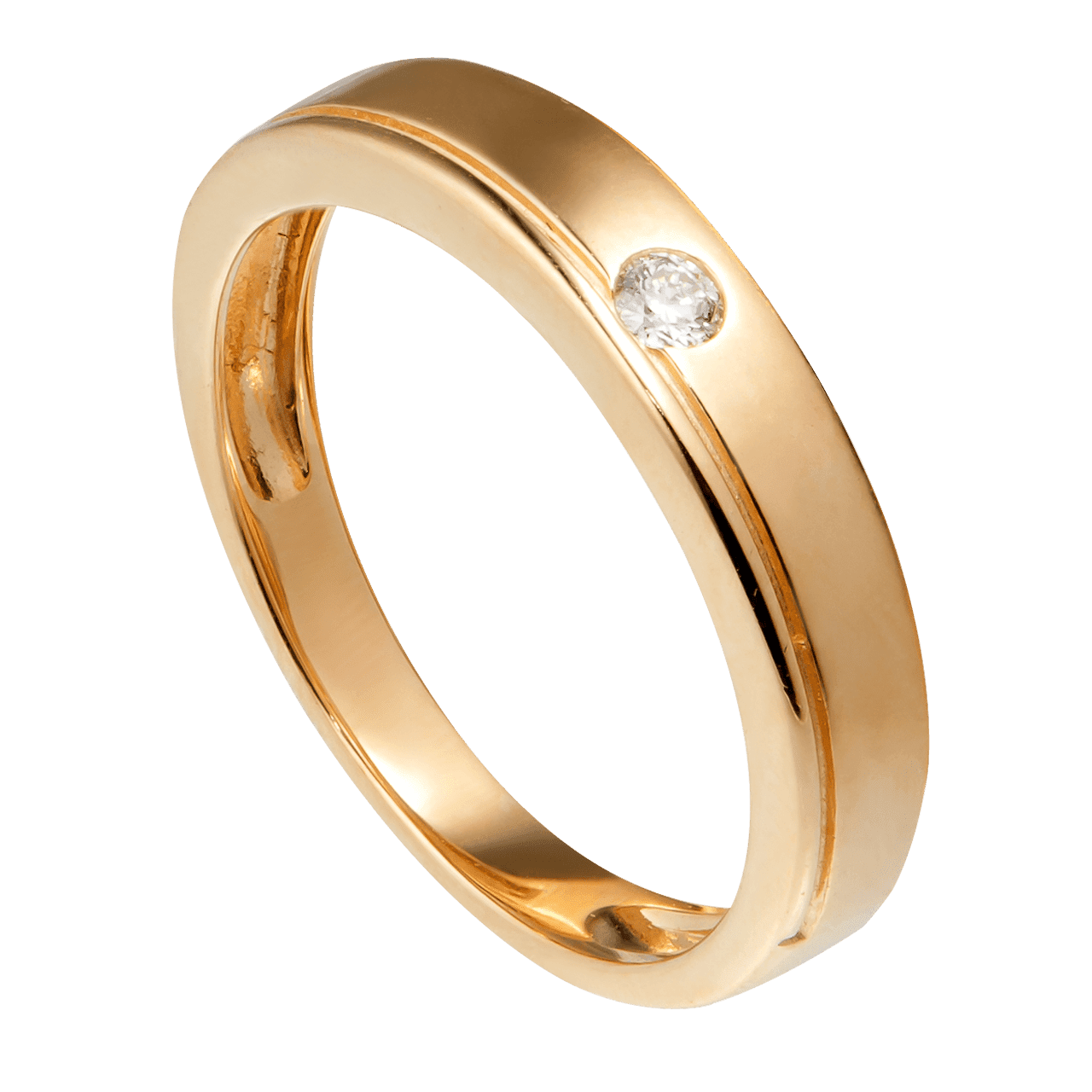 Nhẫn cưới nam Kim cương Vàng 18K PNJ Chung Đôi DD00Y000604