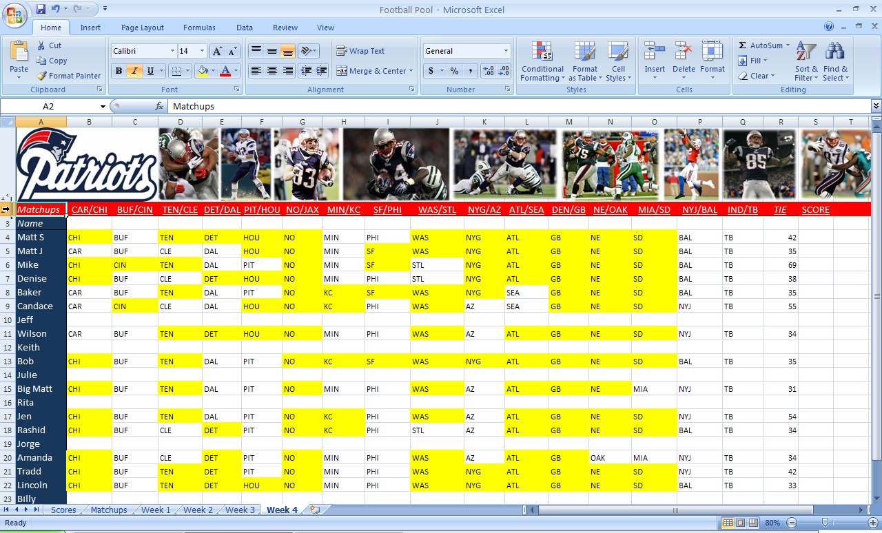 Pigskin Pick'em Down to the Tiebreaker