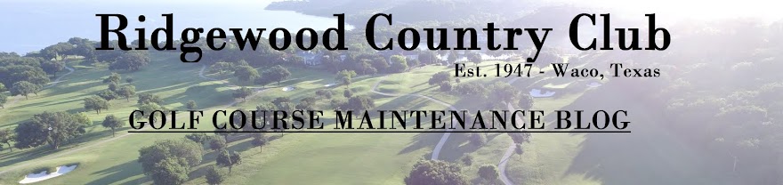 RCC Golf Course Maintenance Blog
