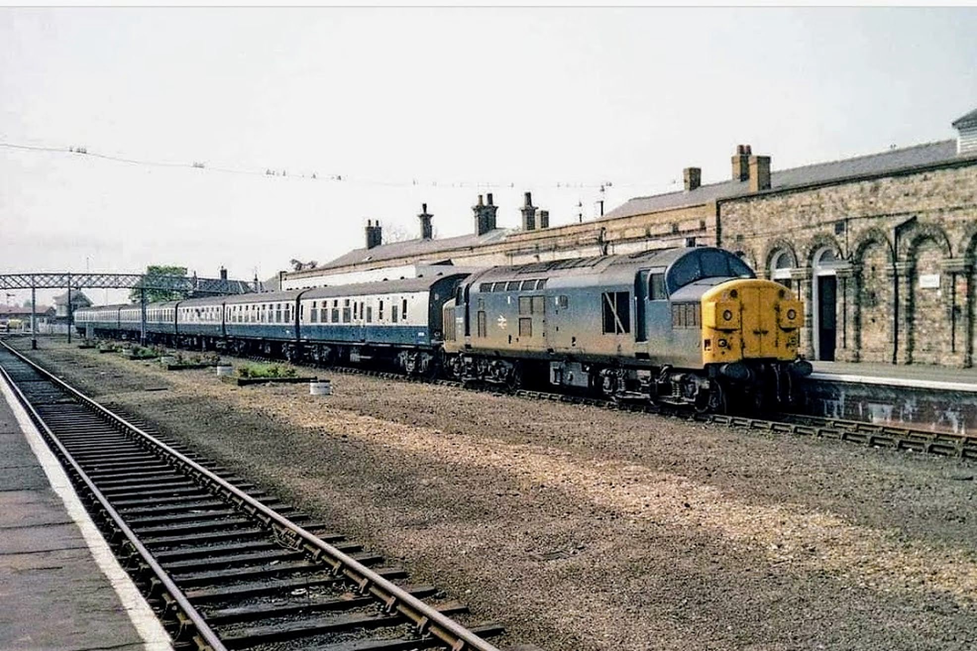 Railway News and Photos with David Arkwright Deltic 37100 at Boston