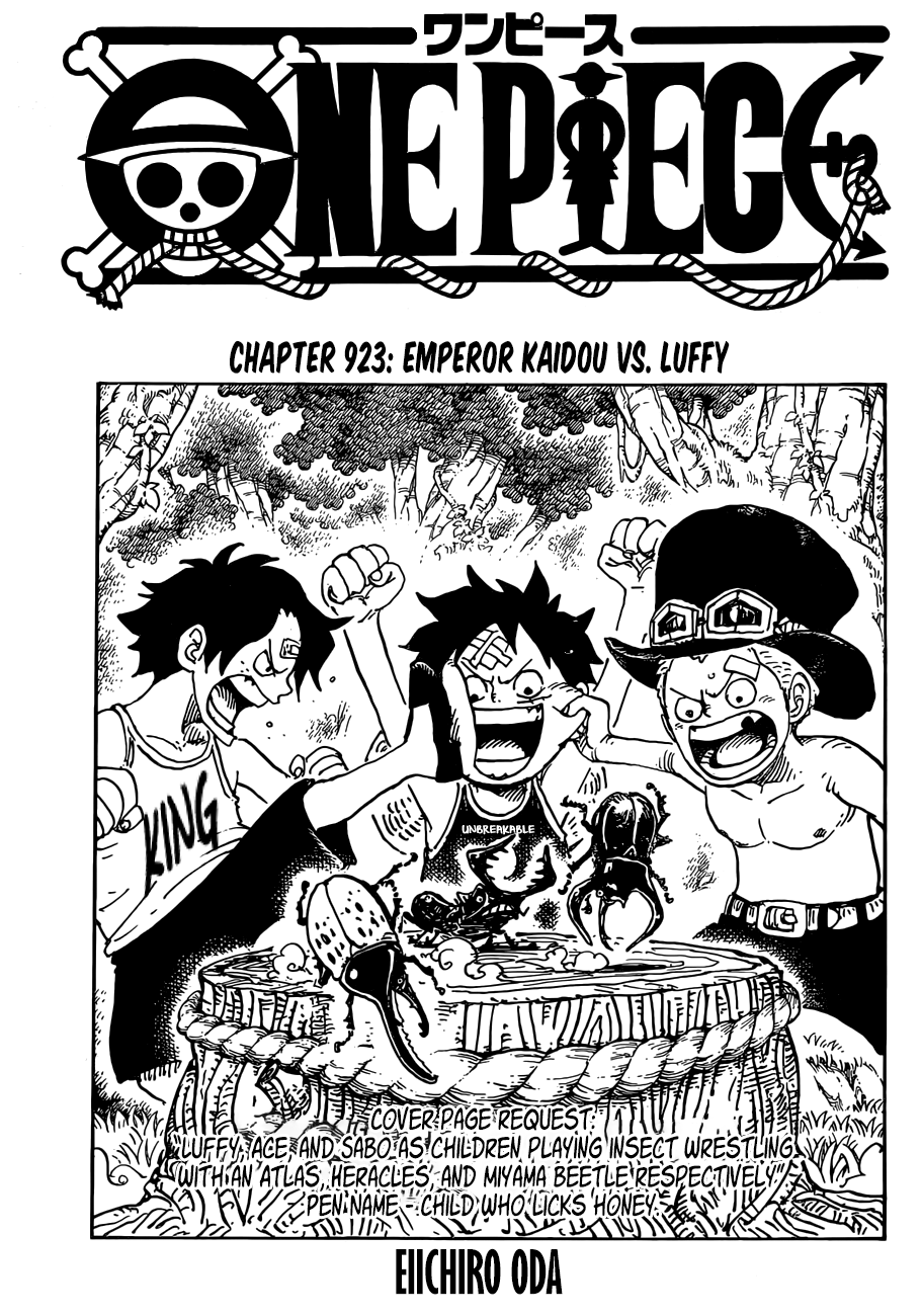 One Piece Chapter 923 English - Angkringan Kerja Komik Manga