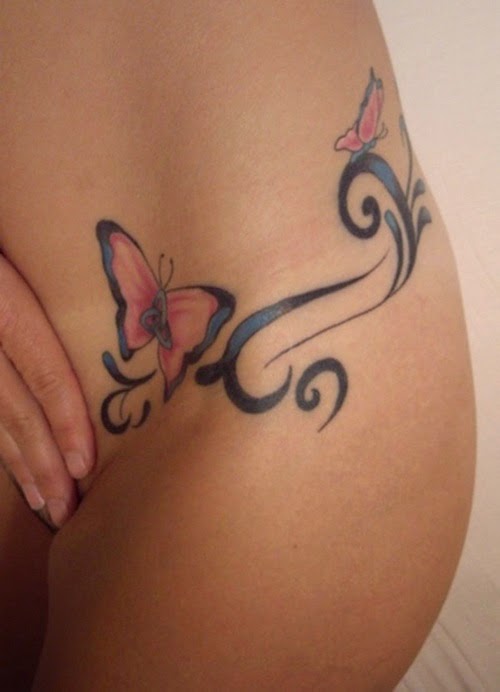 Художественные татуировки у женщин