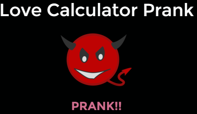 Love Calculator Prank 3 Crushes