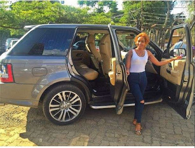 huddah monroe range rover