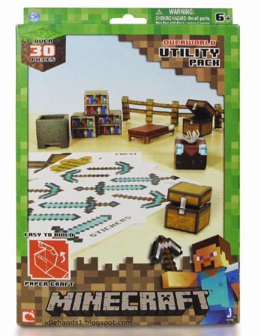 Minecraft Paper Craft Overworld Animal Mobs 16701 New Opened Box Over 30  Pieces