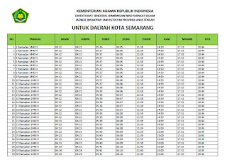  Untuk Link download silahkan klik berikut ini  Jadwal Imѕаkіуаh Rаmаdhаn 2019 (1440 H) Kоtа Sеmаrаng 