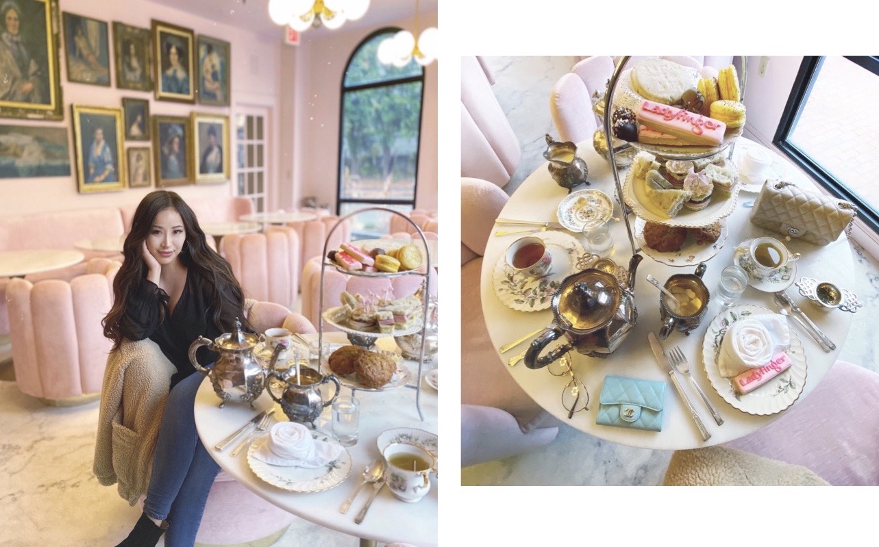 Ladyfinger Tea Lounge making you feel as though you're in London