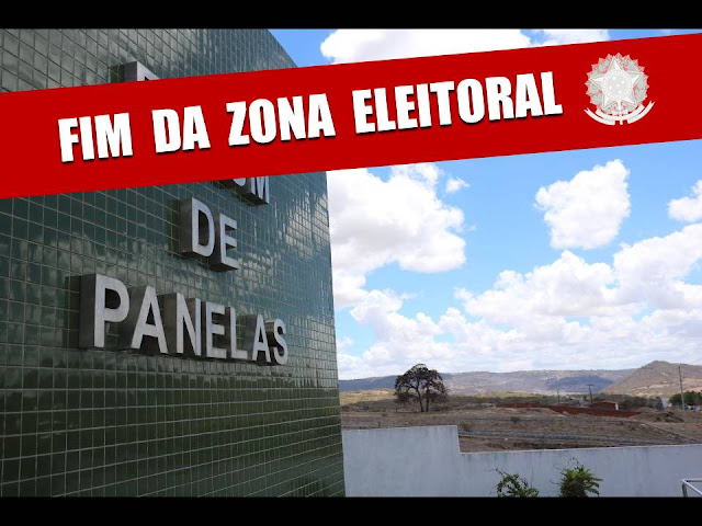 FIM DA ZONA ELEITORAL DE PANELAS-PE FIM DA ZONA ELEITORAL DE PANELAS-PE