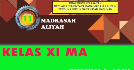 Download Buku Digital MA Kelas XI Revisi 2020 - Situs Guru