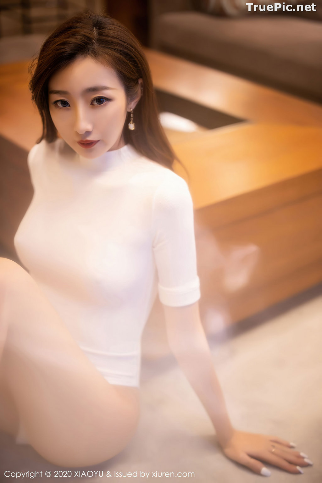 Image XiaoYu Vol.389 - Chinese Model - 安琪 Yee - Beautiful In White - TruePic.net - Picture-61