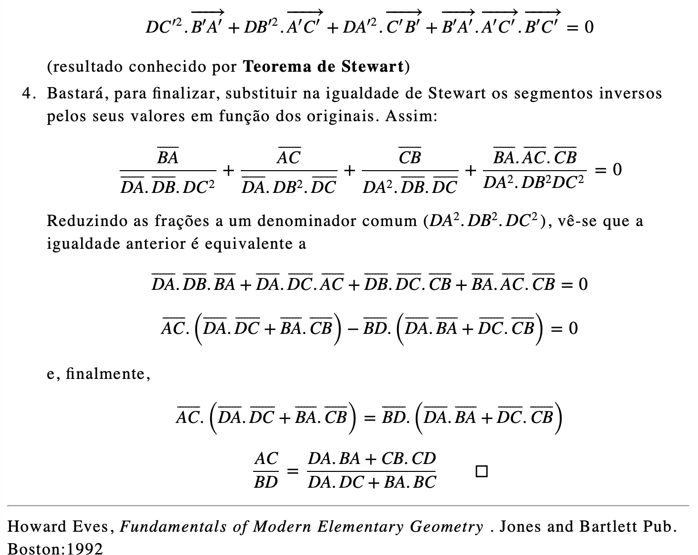 teorema Ptolemeu. – GeoGebra