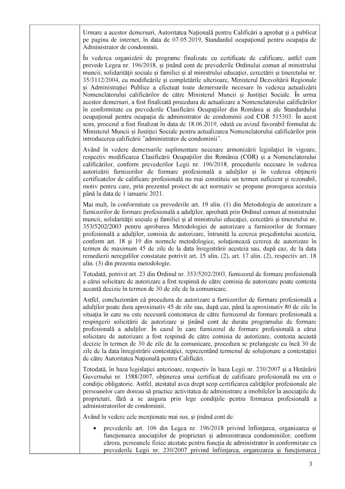 Mihai Mereuță Proiect OG modificare Legea 196 2018, prorogarea termen