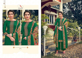 Kaara gulbahar Pashmina salwar kameez wholesaler