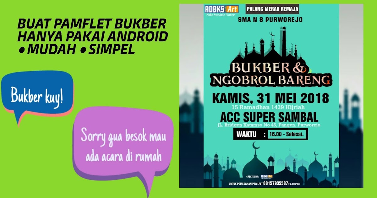 30 Ide Keren Cara Membuat Pamflet Dengan Picsart Little Duckling Blog