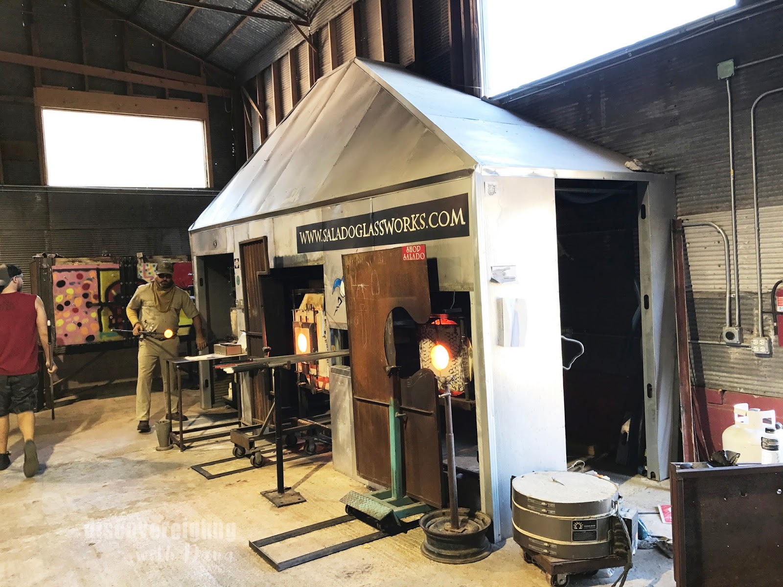 Discovereighng with Dana Glass Blowing in Salado, Texas