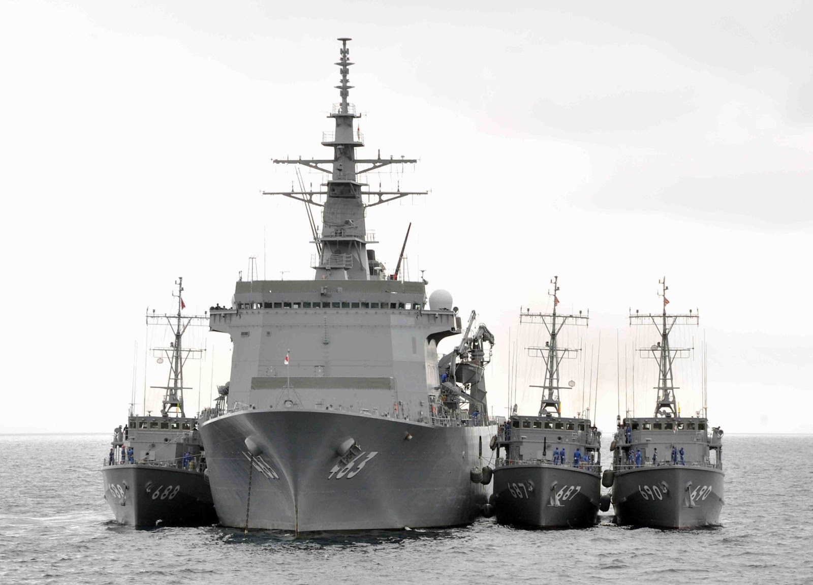 Jmsdf Japan Maritime Self-Defense Force (JMSDF) Conducts Sea Mine Sweeping ...
